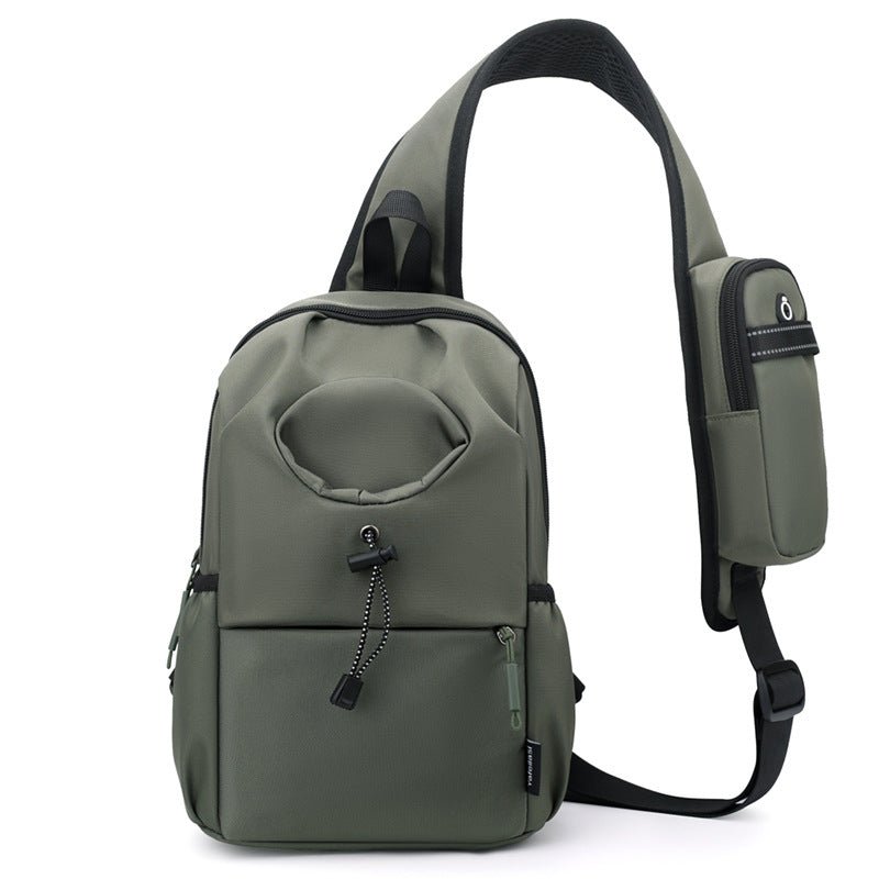 Men’s Outdoor Chest Sling Bag – Waterproof Oxford Fabric - SMARTMARTNZ