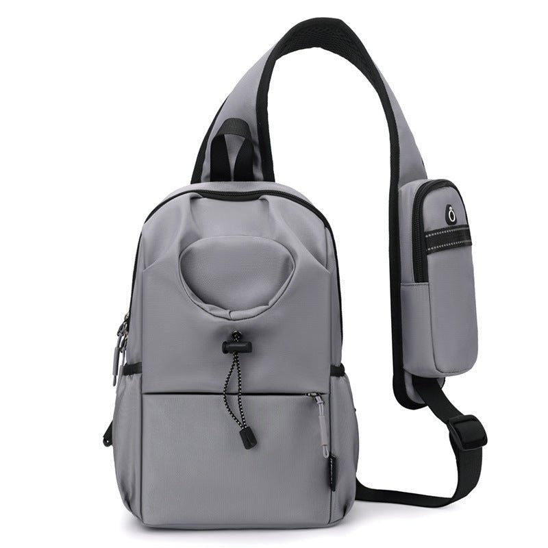 Men’s Outdoor Chest Sling Bag – Waterproof Oxford Fabric - SMARTMARTNZ