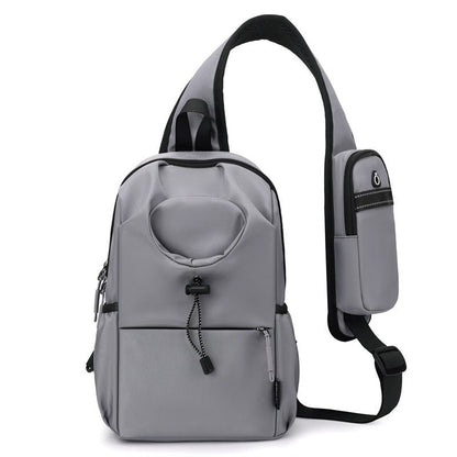 Men’s Outdoor Chest Sling Bag – Waterproof Oxford Fabric - SMARTMARTNZ