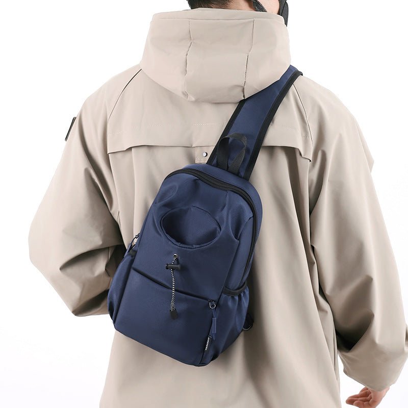 Men’s Outdoor Chest Sling Bag – Waterproof Oxford Fabric - SMARTMARTNZ