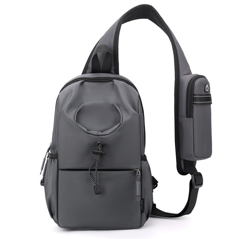 Men’s Outdoor Chest Sling Bag – Waterproof Oxford Fabric - SMARTMARTNZ