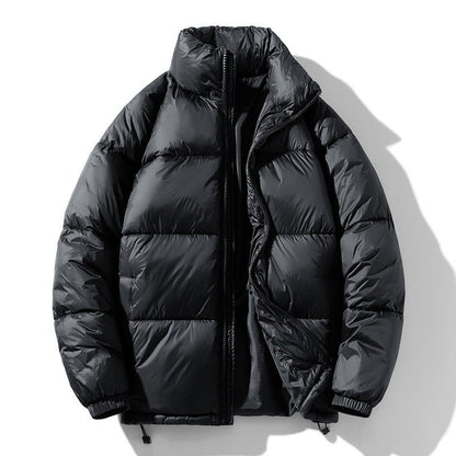 Men’s Pine Green Cotton Winter Jacket – Warm & Stylish Outerwear - SMARTMARTNZ