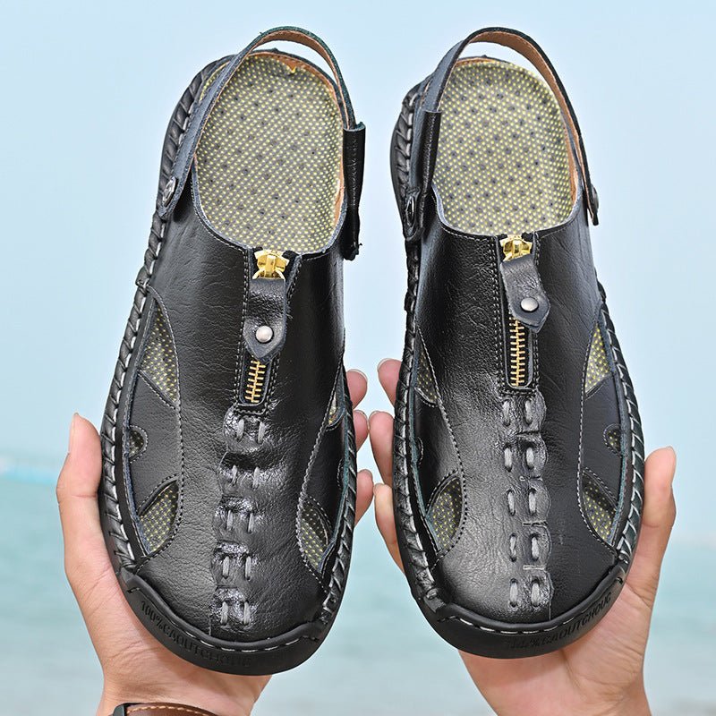 Men’s Plus Size Handcrafted Outdoor Beach Sandals - SMARTMARTNZ