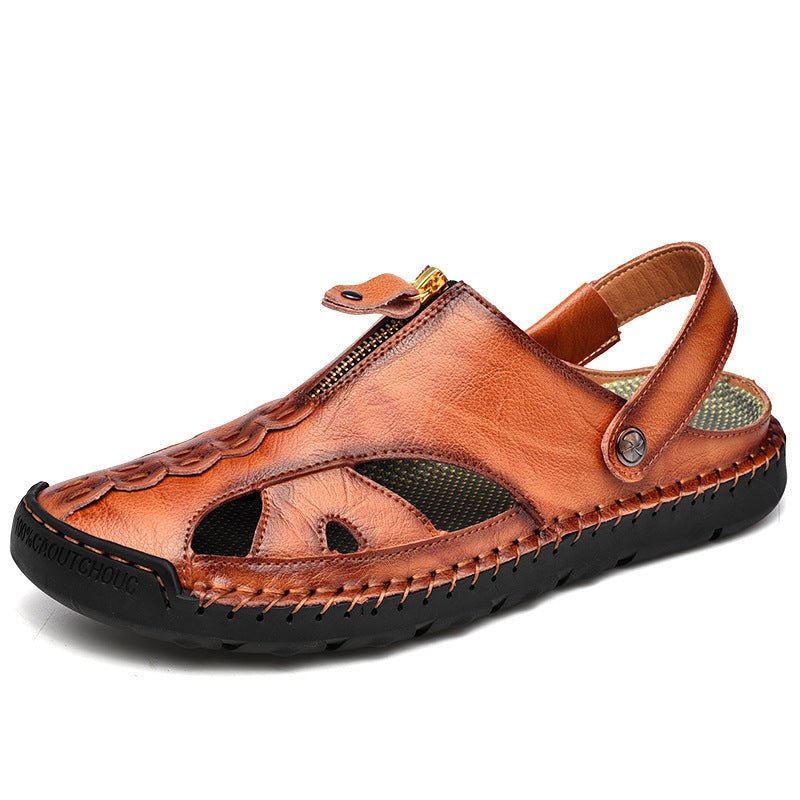 Men’s Plus Size Handcrafted Outdoor Beach Sandals - SMARTMARTNZ
