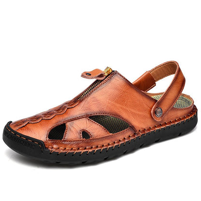 Men’s Plus Size Handcrafted Outdoor Beach Sandals - SMARTMARTNZ