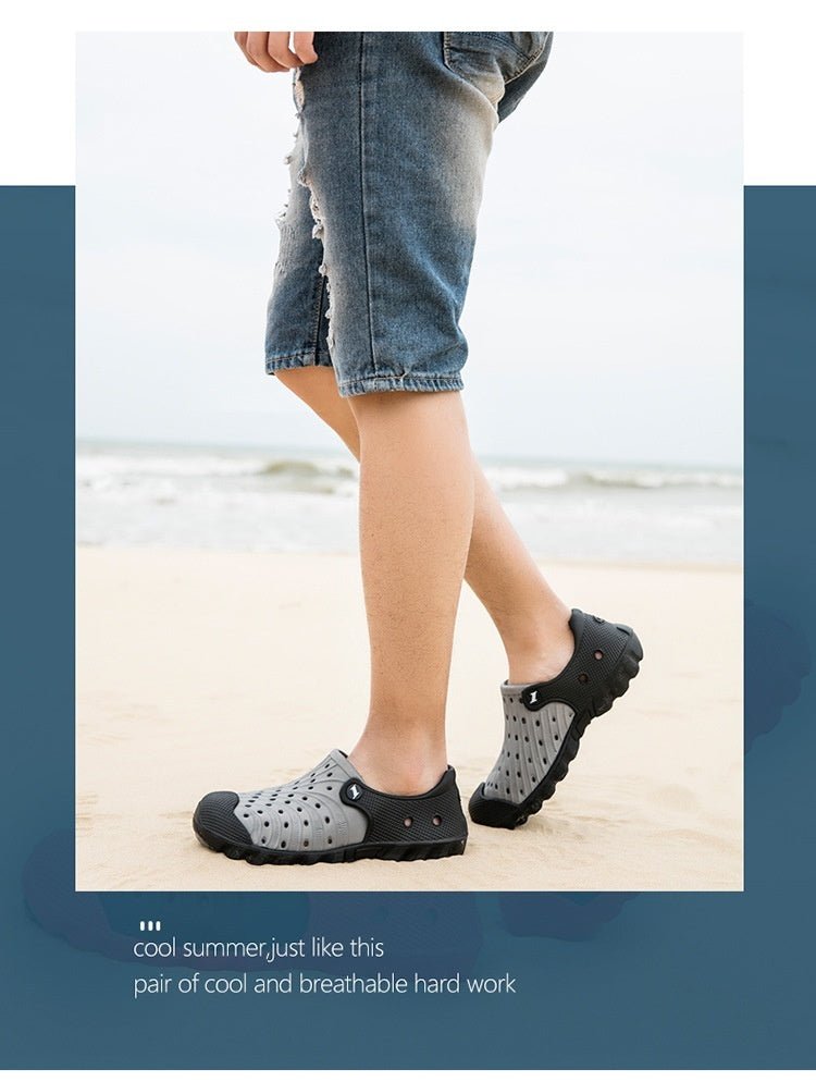 Men’s Plus Size Indoor Sandals – Soft Bottom Comfort Perfect for Home | Lightweight & Breathable for Summer - SMARTMARTNZ