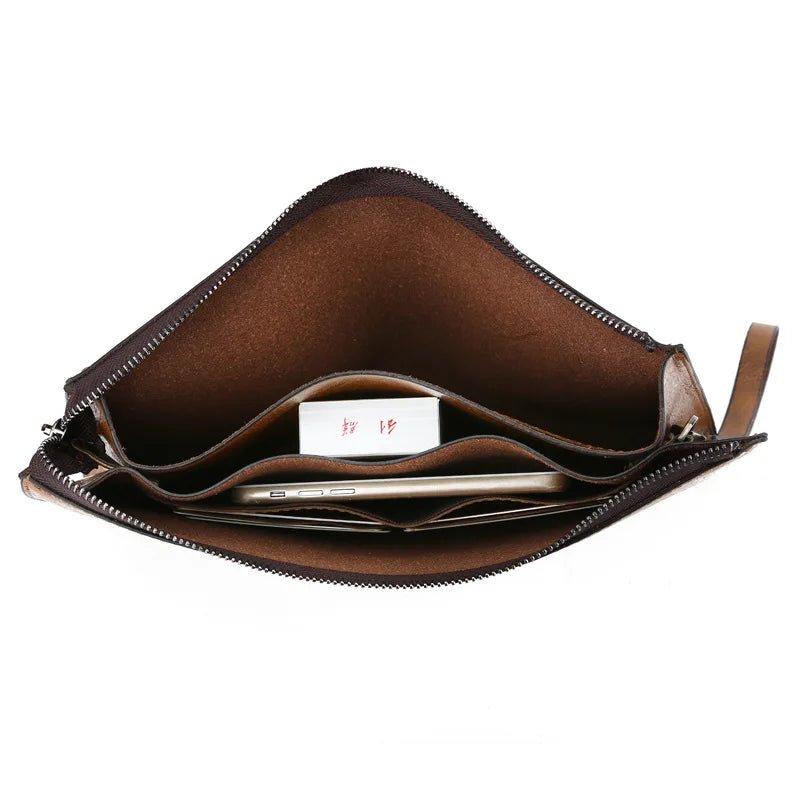 Men’s PU Leather Business Clutch – JEEP BULUO Elegant Handbag & Card Wallet - SMARTMARTNZ