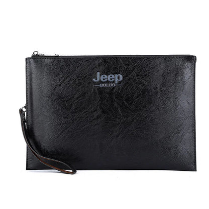 Men’s PU Leather Business Clutch – JEEP BULUO Elegant Handbag & Card Wallet - SMARTMARTNZ