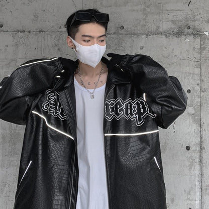 Men’s PU Snake Skin Overalls – Bold High Street Style - SMARTMARTNZ