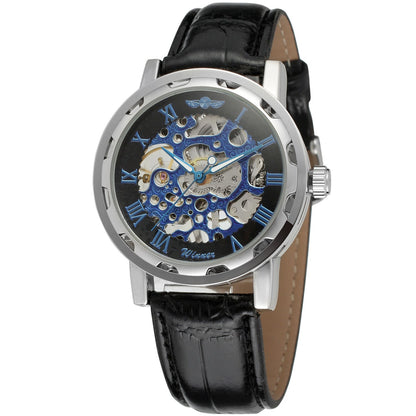 Men’s Retro Manual Mechanical Watch – Genuine Leather Strap - SMARTMARTNZ