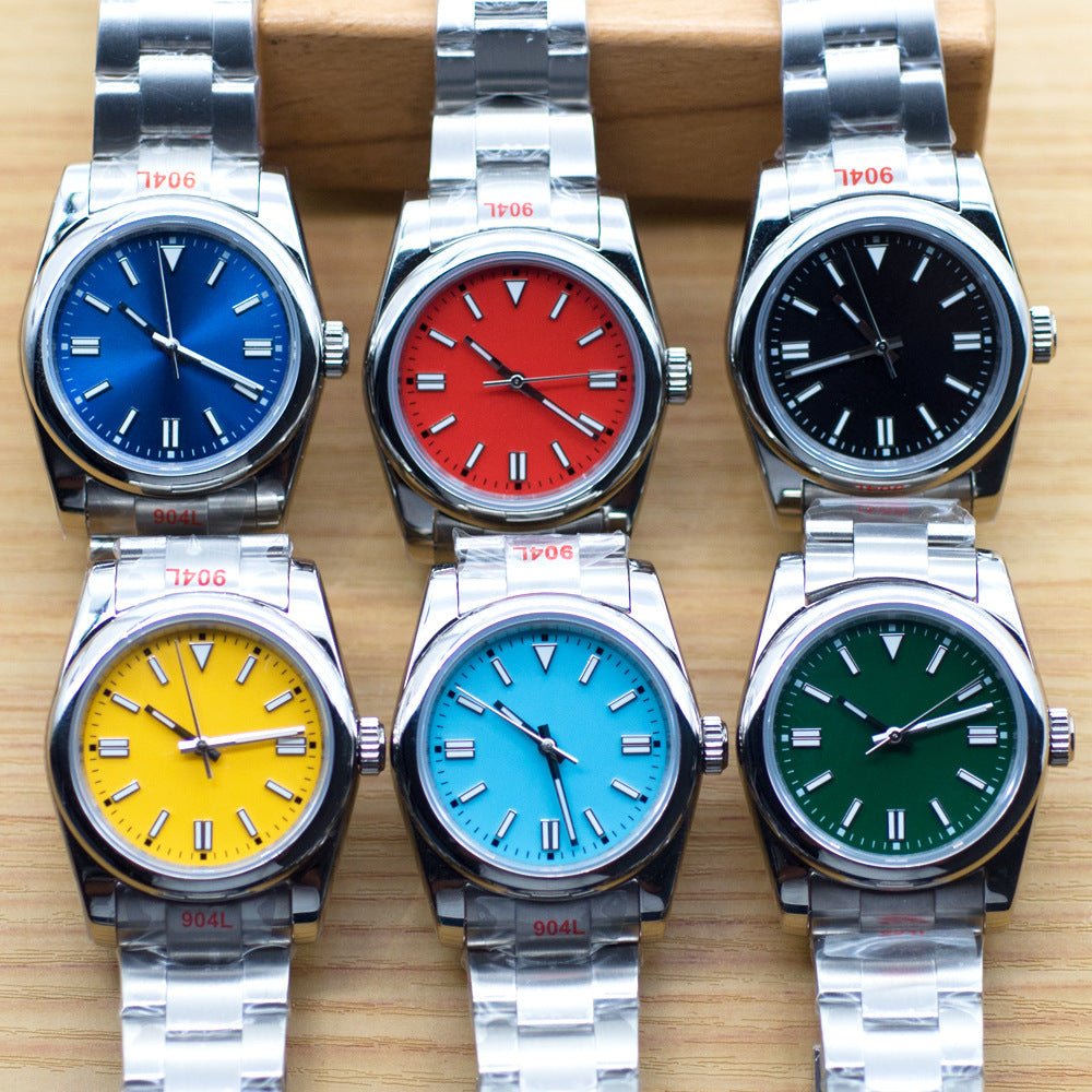 Men’s Stainless Steel Automatic Watch – Luminous 5ATM Waterproof - SMARTMARTNZ