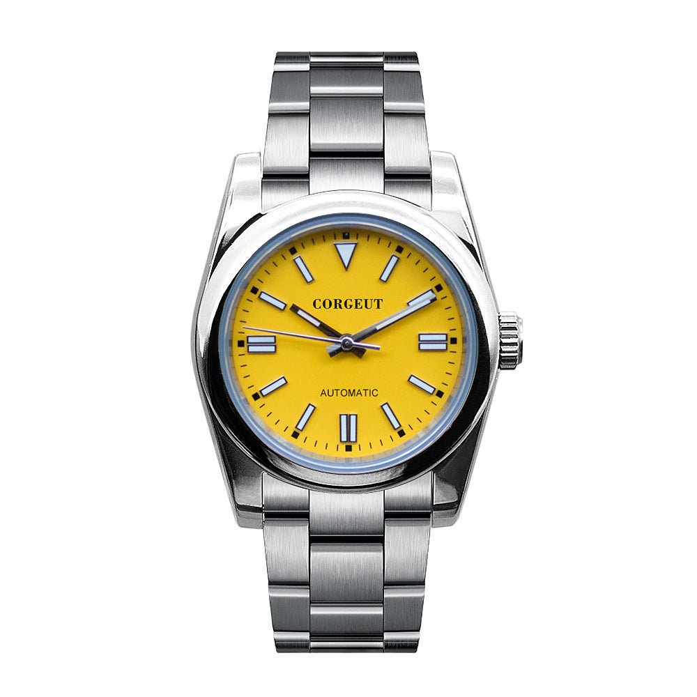 Men’s Stainless Steel Automatic Watch – Luminous 5ATM Waterproof - SMARTMARTNZ