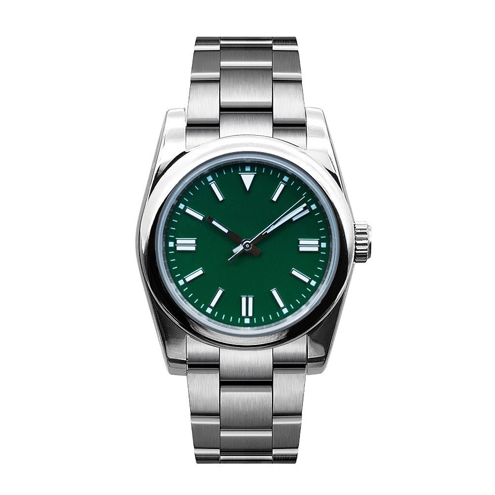 Men’s Stainless Steel Automatic Watch – Luminous 5ATM Waterproof - SMARTMARTNZ
