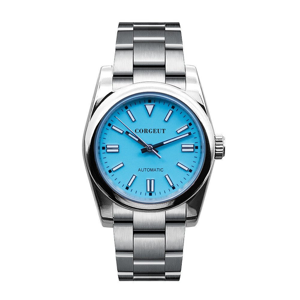 Men’s Stainless Steel Automatic Watch – Luminous 5ATM Waterproof - SMARTMARTNZ