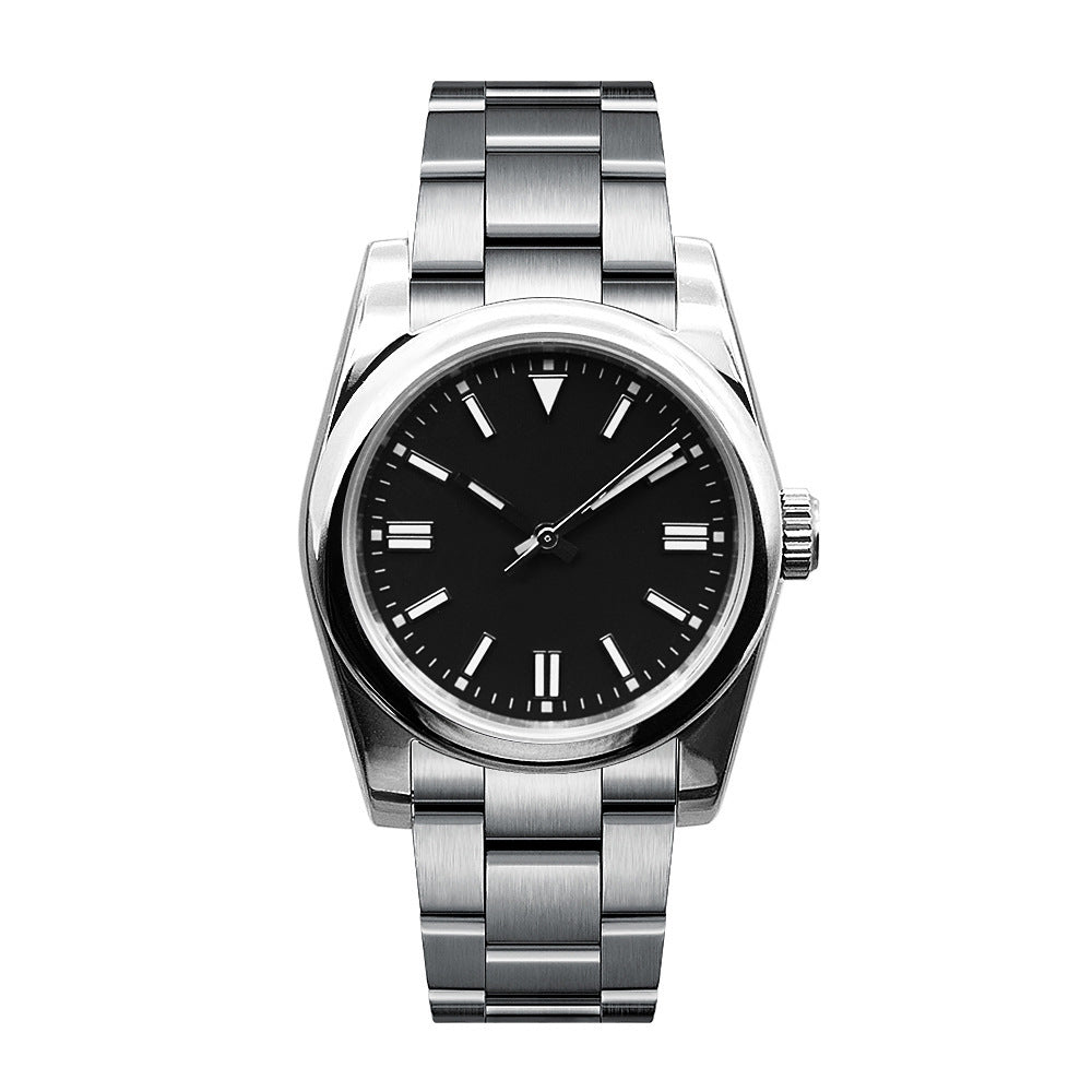 Men’s Stainless Steel Automatic Watch – Luminous 5ATM Waterproof - SMARTMARTNZ