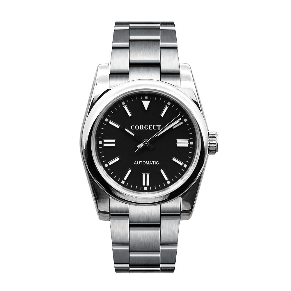 Men’s Stainless Steel Automatic Watch – Luminous 5ATM Waterproof - SMARTMARTNZ
