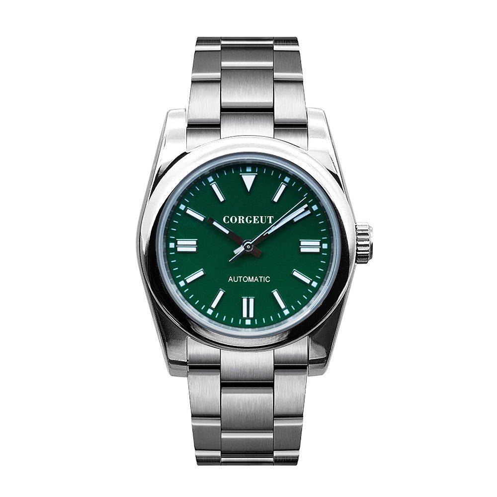 Men’s Stainless Steel Automatic Watch – Luminous 5ATM Waterproof - SMARTMARTNZ