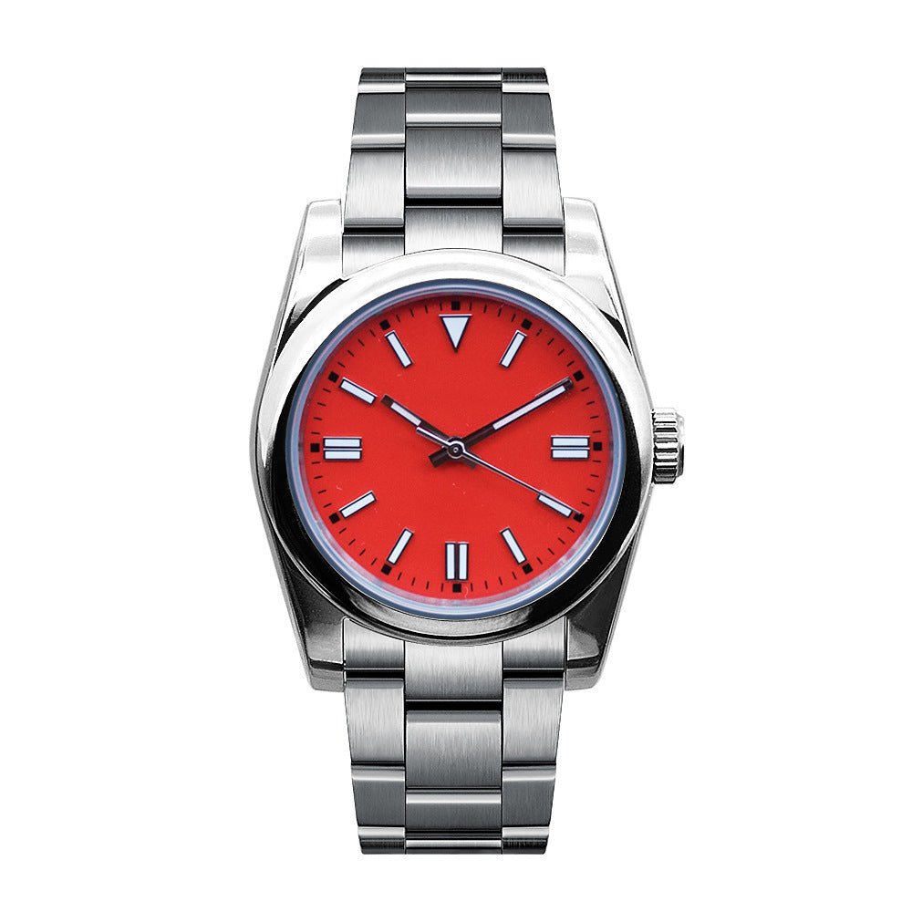 Men’s Stainless Steel Automatic Watch – Luminous 5ATM Waterproof - SMARTMARTNZ