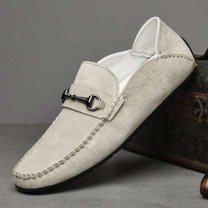 Men’s Suede Leather Casual Shoes – Breathable & Stylis - SMARTMARTNZ