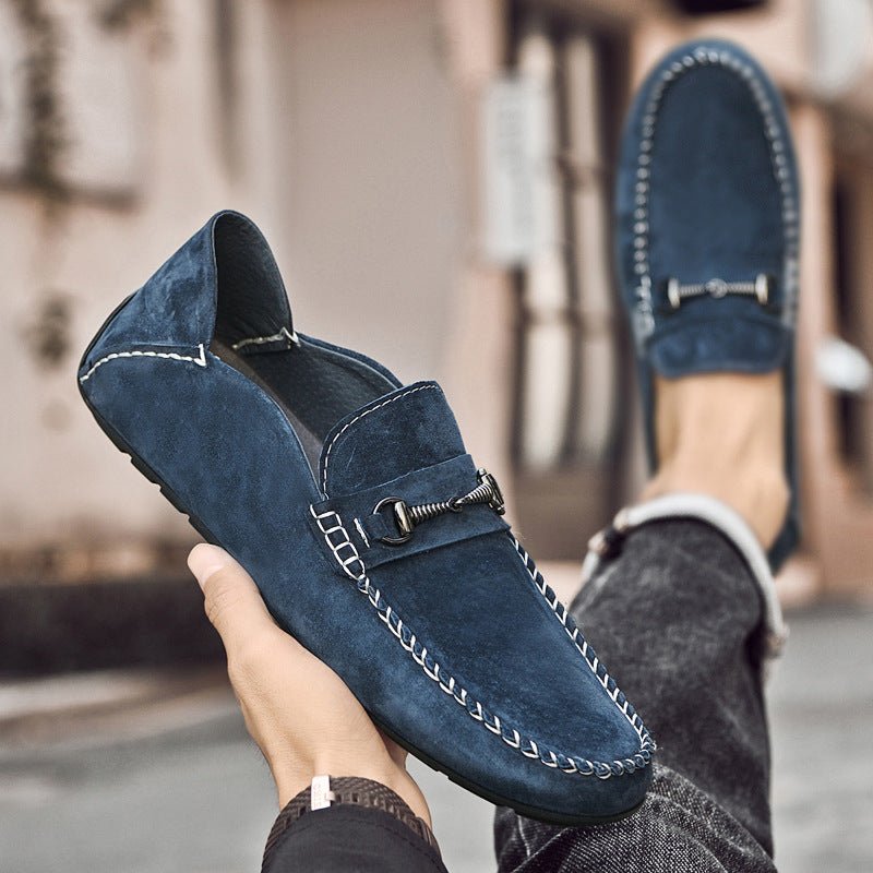 Men’s Suede Leather Casual Shoes – Breathable & Stylis - SMARTMARTNZ