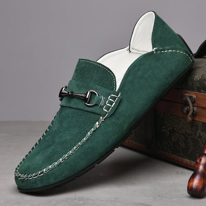 Men’s Suede Leather Casual Shoes – Breathable & Stylis - SMARTMARTNZ