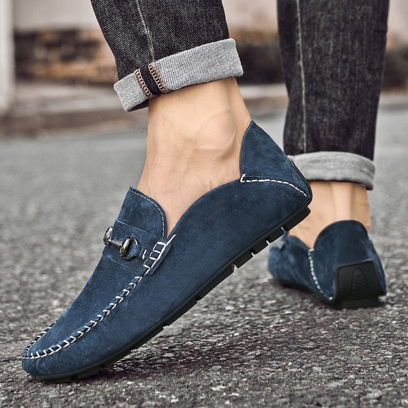 Men’s Suede Leather Casual Shoes – Breathable & Stylis - SMARTMARTNZ