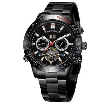 Men’s Tourbillon Automatic Watch – Casual Luxury with Multi - Function Dial - SMARTMARTNZ