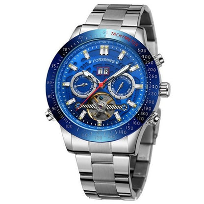 Men’s Tourbillon Automatic Watch – Casual Luxury with Multi - Function Dial - SMARTMARTNZ