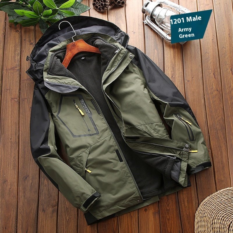 Men’s Warm Three - in - One Shell Jacket – Sporty, Functional & All - Season - SMARTMARTNZ