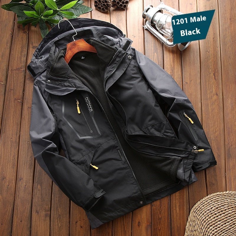 Men’s Warm Three - in - One Shell Jacket – Sporty, Functional & All - Season - SMARTMARTNZ