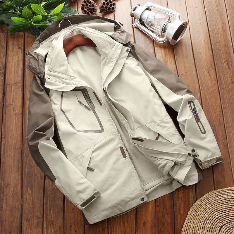 Men’s Warm Three - in - One Shell Jacket – Sporty, Functional & All - Season - SMARTMARTNZ