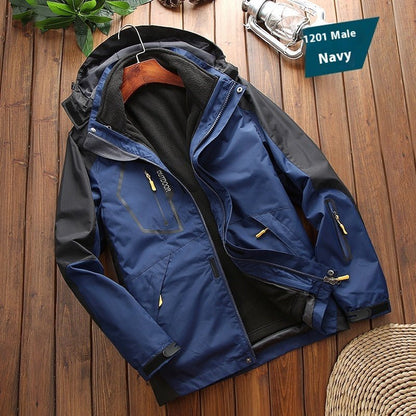 Men’s Warm Three - in - One Shell Jacket – Sporty, Functional & All - Season - SMARTMARTNZ