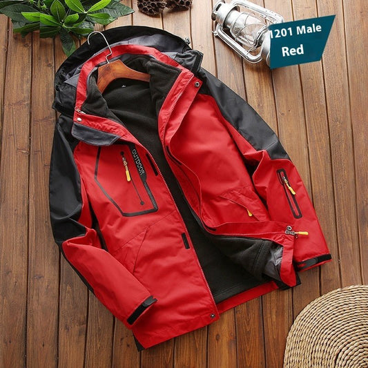 Men’s Warm Three - in - One Shell Jacket – Sporty, Functional & All - Season - SMARTMARTNZ
