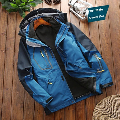 Men’s Warm Three - in - One Shell Jacket – Sporty, Functional & All - Season - SMARTMARTNZ