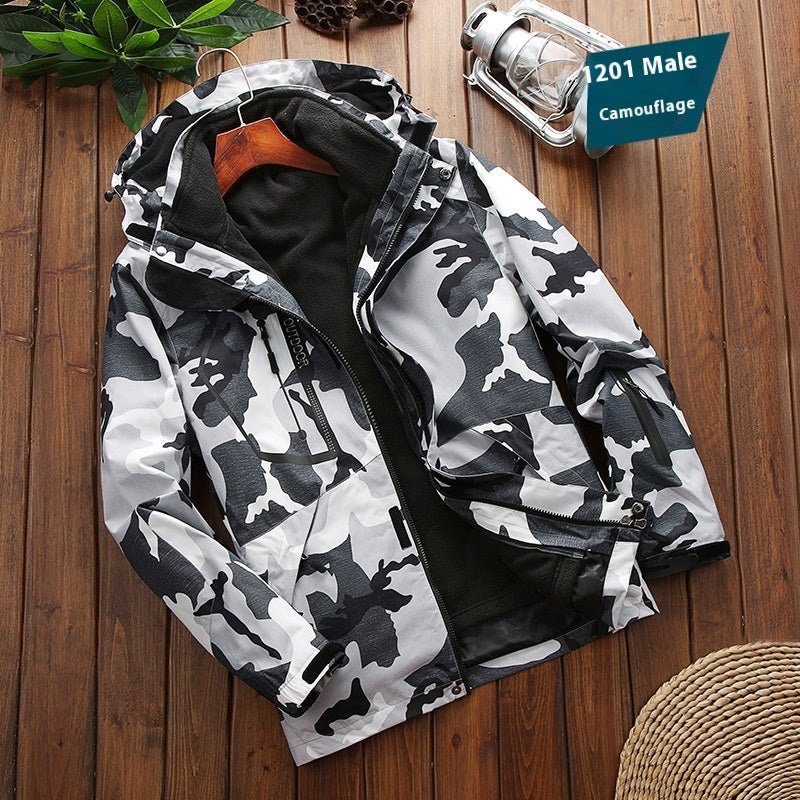 Men’s Warm Three - in - One Shell Jacket – Sporty, Functional & All - Season - SMARTMARTNZ