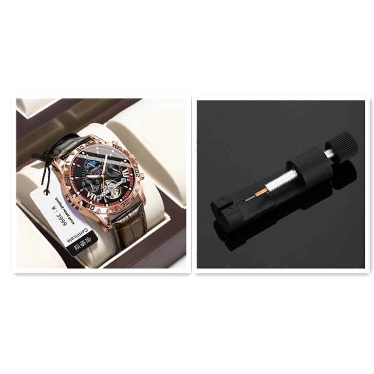 Men's Watch Fashion Luxury Automatic Machinery - SMARTMARTNZ