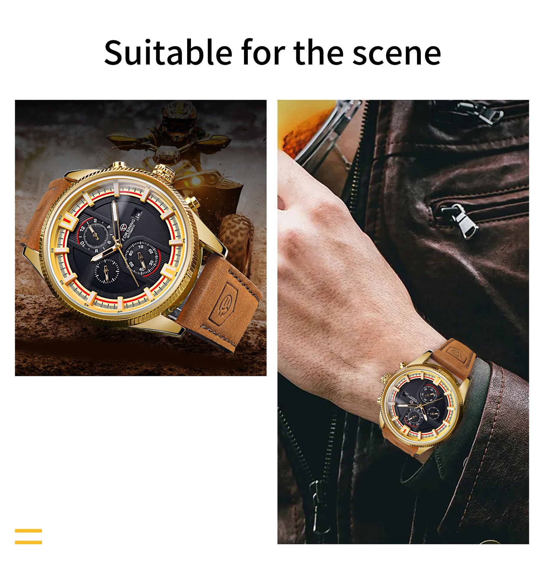 Men’s Waterproof Calendar Watch – Automatic Mechanical 30M - SMARTMARTNZ