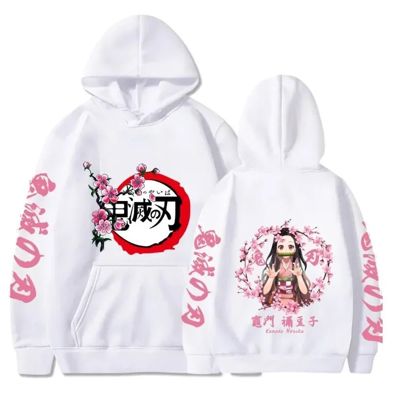Nezuko Kamado Hoodie – Unisex Demon Slayer Pullover for Fans & Cosplay - SMARTMARTNZ