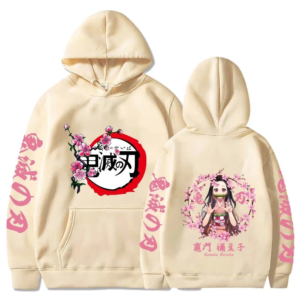 Nezuko Kamado Hoodie – Unisex Demon Slayer Pullover for Fans & Cosplay - SMARTMARTNZ