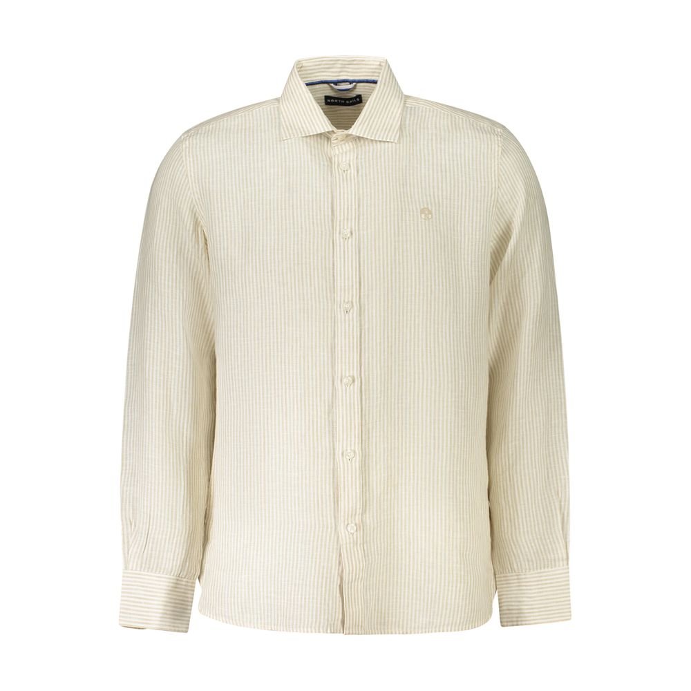 North Sails Beige Linen Shirt - SMARTMARTNZ