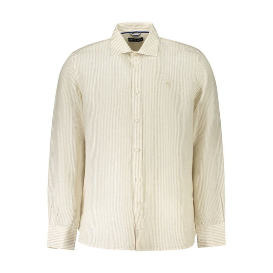 North Sails Beige Linen Shirt - SMARTMARTNZ