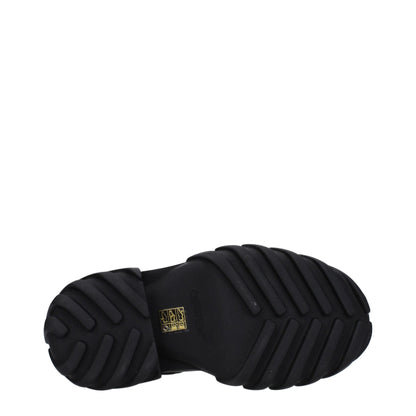 Off - White Black Leather Ankle Boots - SMARTMARTNZ