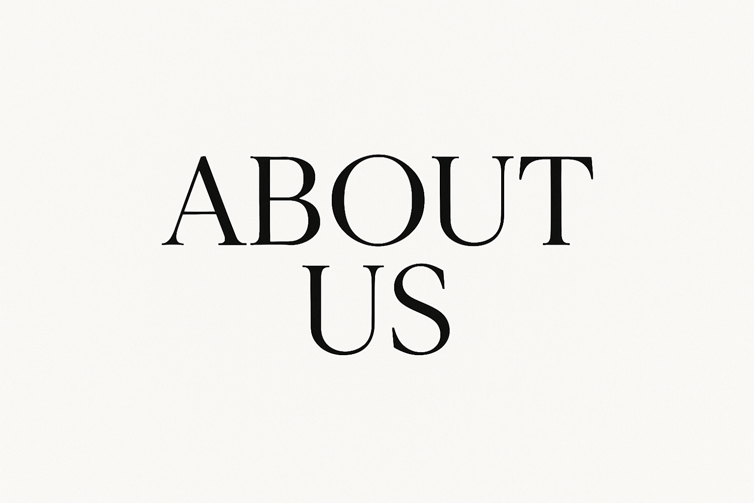 Only about us not other 
