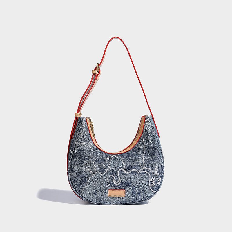 Oriental Embroidery Handbag – Ethnic - Inspired Women’s Shoulder Bag - SMARTMARTNZ