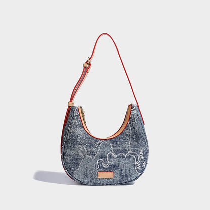 Oriental Embroidery Handbag – Ethnic - Inspired Women’s Shoulder Bag - SMARTMARTNZ