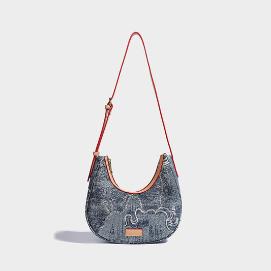 Oriental Embroidery Handbag – Ethnic - Inspired Women’s Shoulder Bag - SMARTMARTNZ