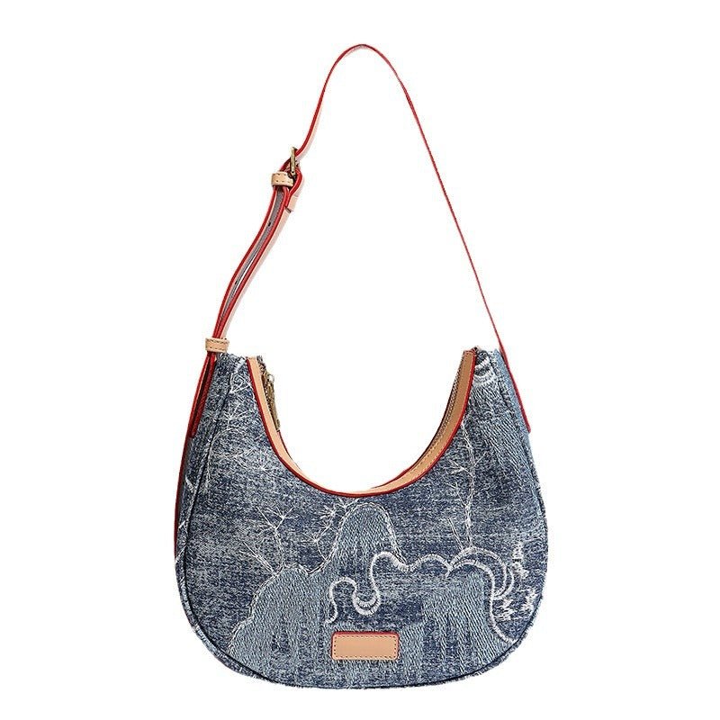 Oriental Embroidery Handbag – Ethnic - Inspired Women’s Shoulder Bag - SMARTMARTNZ