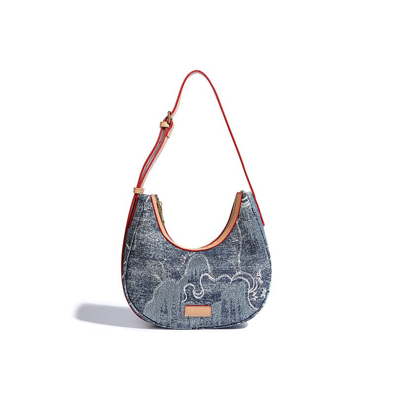 Oriental Embroidery Handbag – Ethnic - Inspired Women’s Shoulder Bag - SMARTMARTNZ