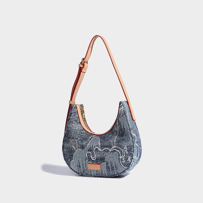 Oriental Embroidery Handbag – Ethnic - Inspired Women’s Shoulder Bag - SMARTMARTNZ