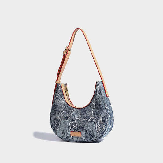 Oriental Embroidery Handbag – Ethnic - Inspired Women’s Shoulder Bag - SMARTMARTNZ